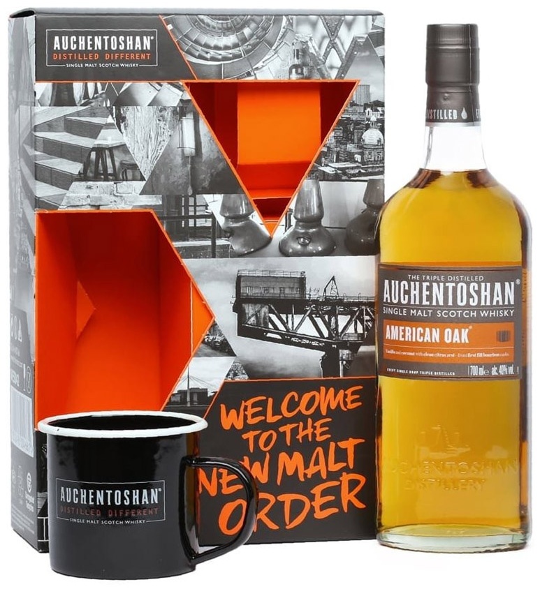 Купить Подарочный набор Auchentoshan виски American Oak односолодовый ...