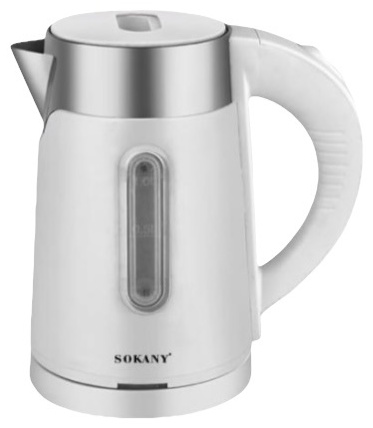 Электрочайник SOKANY Sk-0808g белый