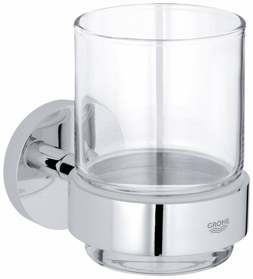 Grohe стакан Essentials 40447001 1 шт, металл, стекло
