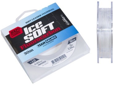 Леска Salmo монофильная Team Ice Soft Fluorocarbon 030/016 16 мм прозрачный