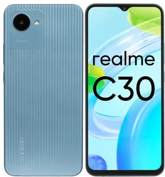Купить Смартфон Realme C30 4 ГБ/64 ГБ голубой в Алматы – Магазин на ...