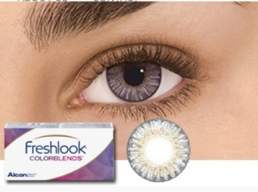 Контактные линзы ALCON FRESH LOOK colorblends серый -7 кривизна 8.6 на месяц 2 шт