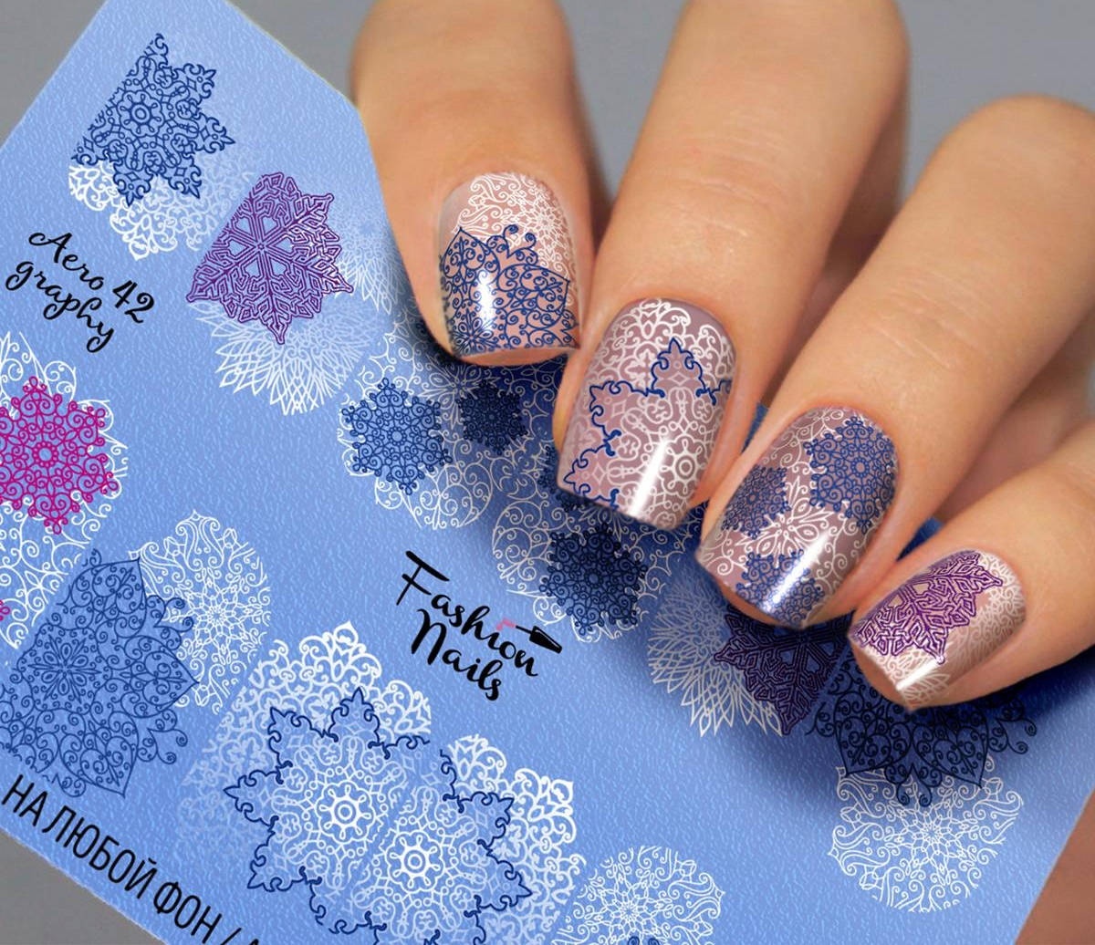 Fashion Nails слайдеры Aerography 42 1 шт