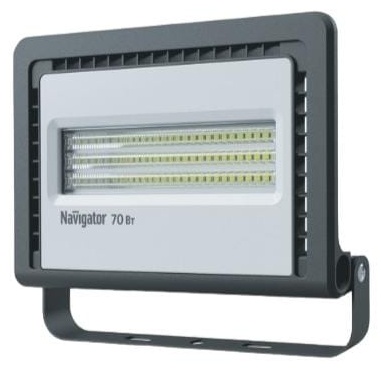 Прожектор на дуге крепления Navigator 70 Вт, холодный белый