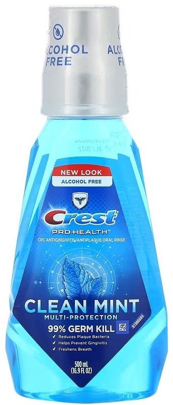 Crest Pro Health Clean Mint ополаскиватель мятный 500 мл
