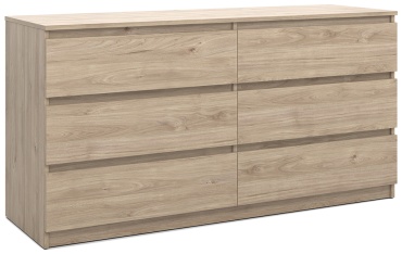 Комод Euromebel Сноули, 150.20x48x77 см, коричневый