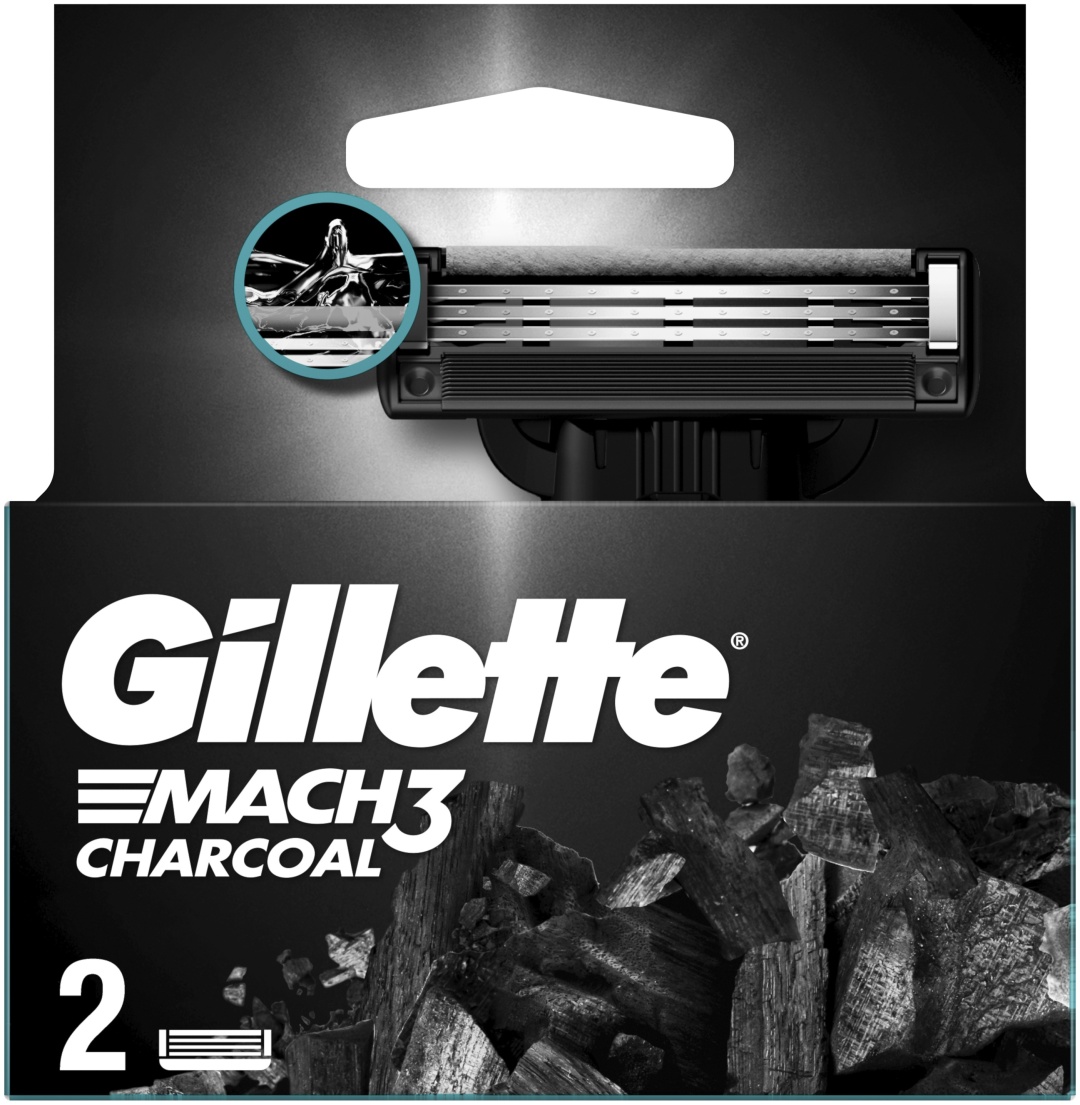 Купить Gillette Mach3 Charcoal сменные кассеты 2 шт в Алматы – Магазин ...