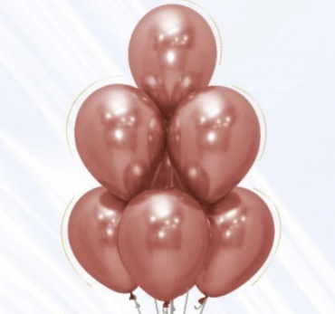 Набор воздушных шаров Balloon-s Хром 20 шт, розовый
