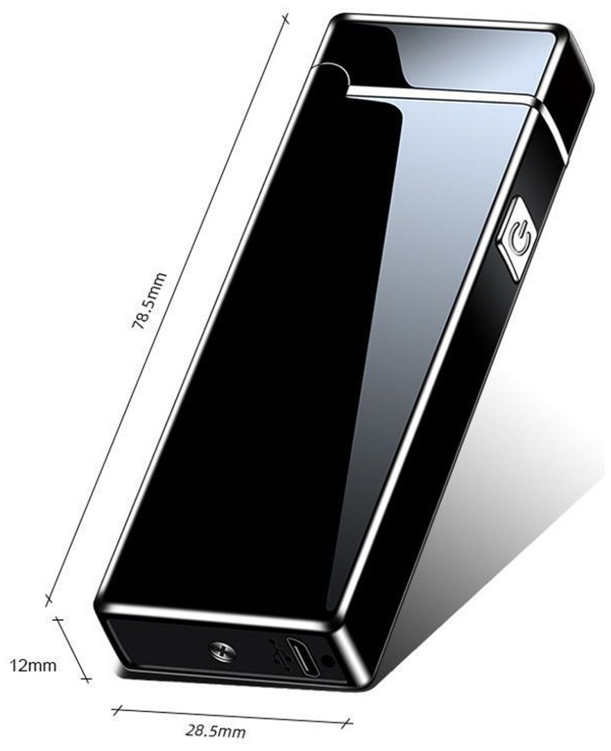 Lighter электронная зажигалка 575529, ABS пластик, алюминий