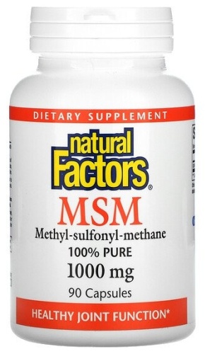 Natural Factors МСМ 1000 мг 90 капсул
