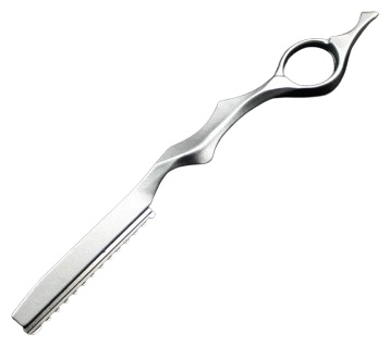 Barber Филировочная бритва для стрижки волос (серая) сменная кассета 1 шт