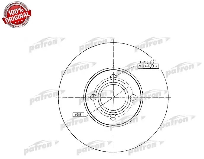 Диски PATRON задние PBD1526