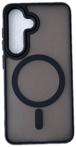 Чехол для Samsung Galaxy S24, S24 темно-прозрачный