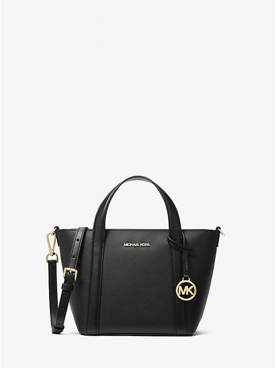 Сумка тоут Michael Kors натуральная кожа черный