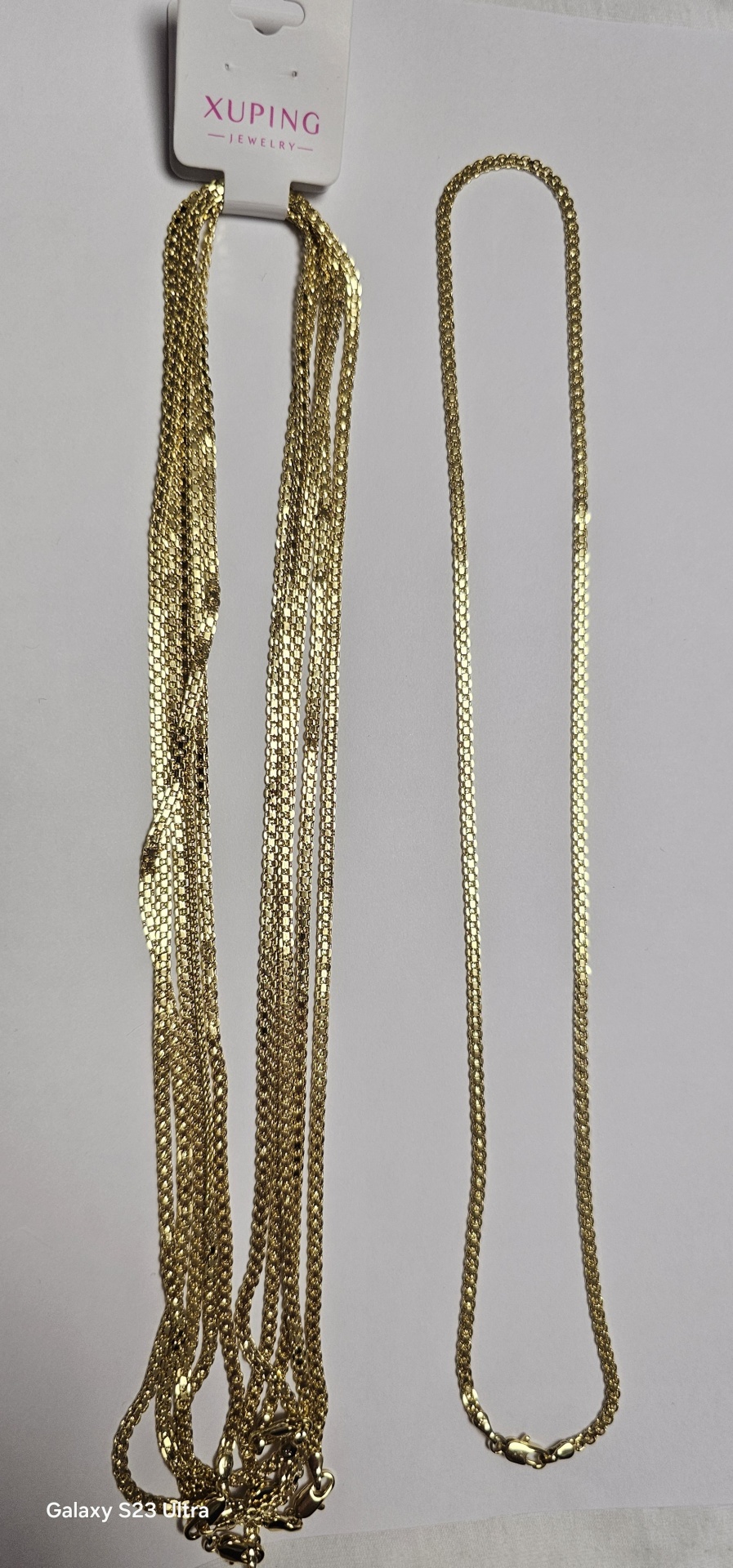 Цепь Xuping Jewelry длина 55 см медицинское золото без вставок