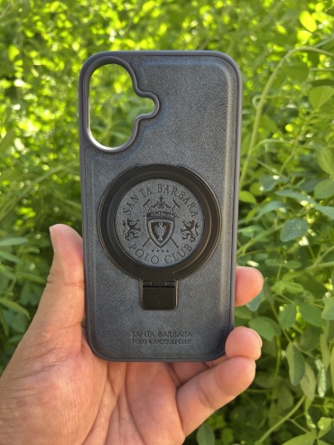 Чехол Santa Barbara Polo & Racquet Club для Apple iPhone 16 синий