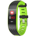 Фитнес-браслет Qumann QSB 12 12001 черно-зеленый
