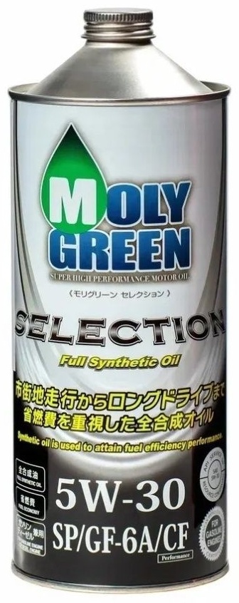 Купить Моторное масло Синтетическое MOLY GREEN Selection 5W-30 1 л в ...