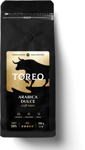 Кофе TOREO Toreo Arabica Dulce зерновой 1000 г