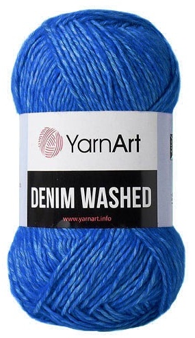 Моток YarnArt Denim Washed 910 - Синий 130 м 50 г