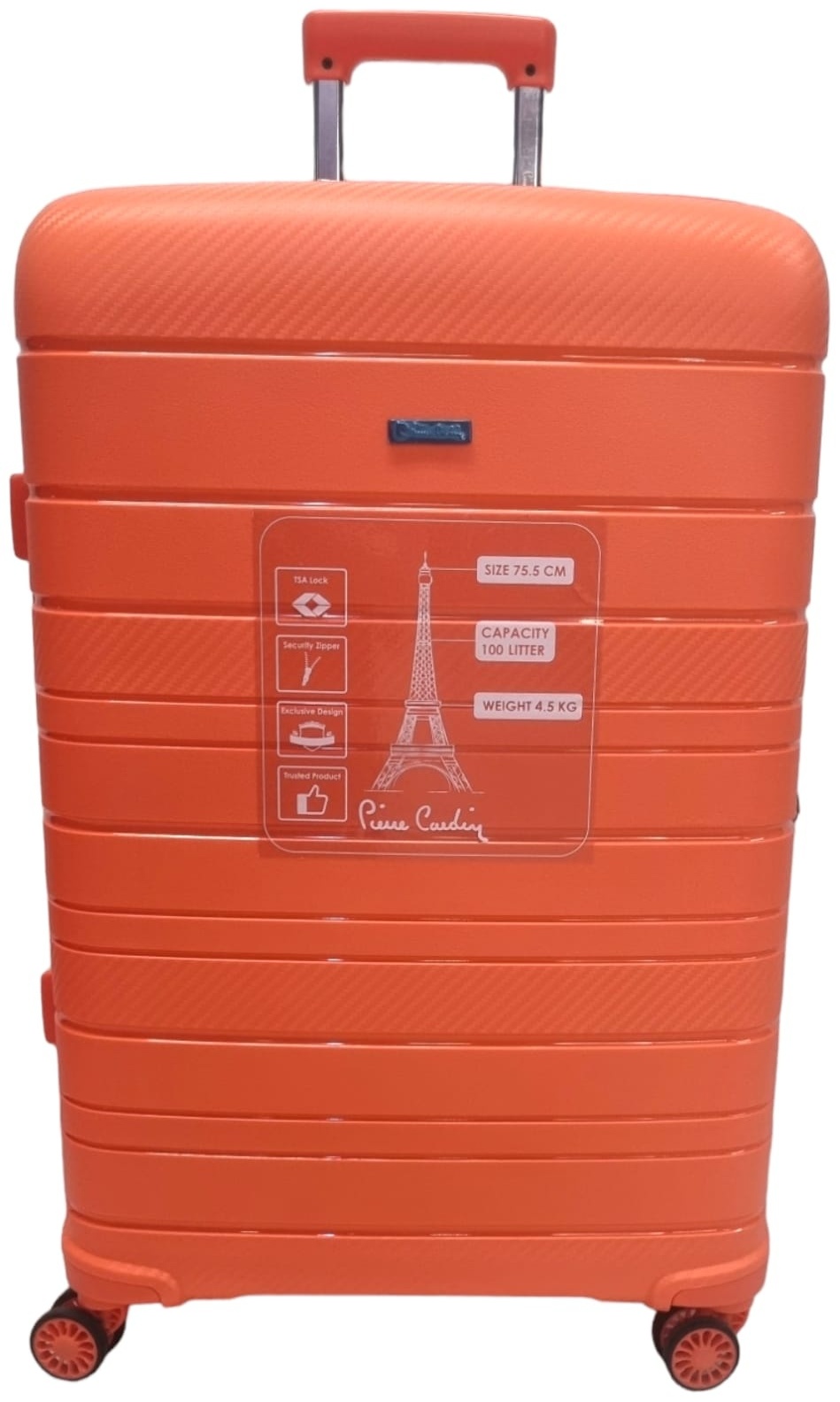 Чемодан Pierre Cardin PC86318W4-28O поликарбонат 100 л оранжевый