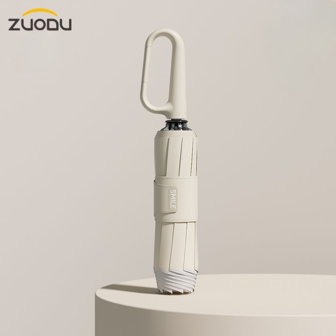 Купить Зонт с обратным сложением Zuodu 575086429 полуавтомат бежевый в ...