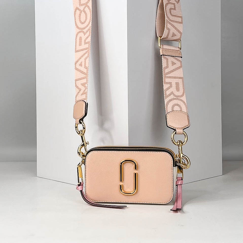 Сумка кросс-боди MARC JACOBS натуральная кожа розовый
