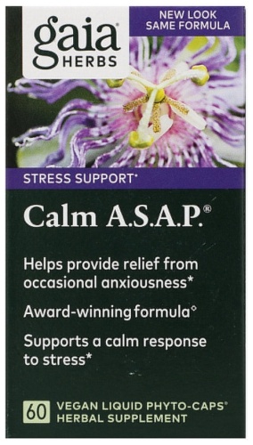 Gaia Herbs БАД Calm ASAP 60 капсул