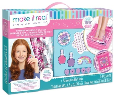 Make It Real Pamper yourself spa set лак для ногтей 8+