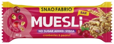 Snaq Fabriq батончик злаковый Muesli клюква 1 шт