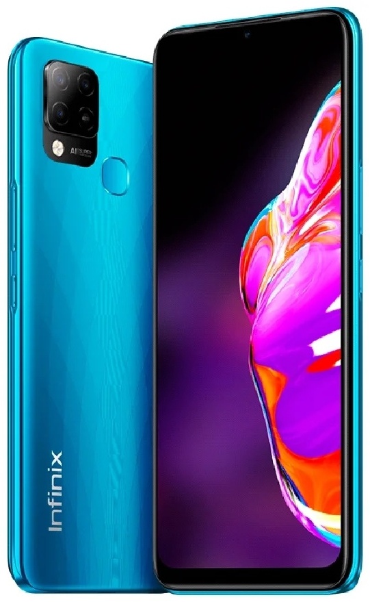 Смартфон Infinix HOT 10S 4/128Gb синий