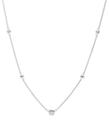Подвеска FOSSIL JFS00453040 вес 3 г серебро, цирконий