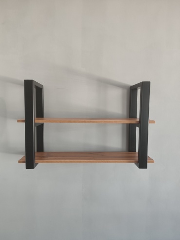 Полка CUPE.KZ Лофт мини, 70х25x50 см, черный