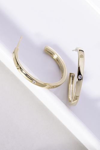 Серьги Lady accessories бижутерный сплав, стекло