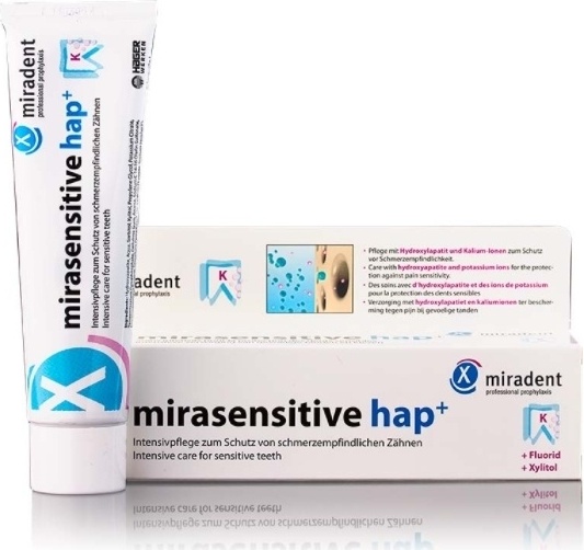 Miradent зубная паста Mirasensitive hap+ 50 мл