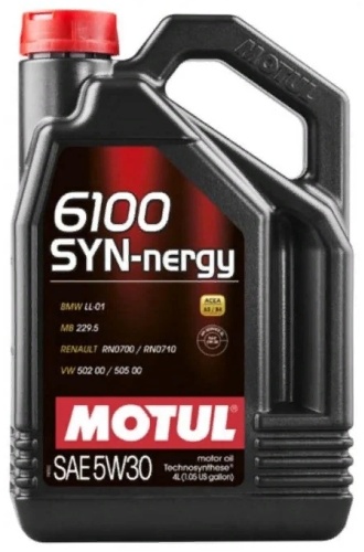 Синтетическое Motul 6100 SYN-nergy 5W-30 4 л