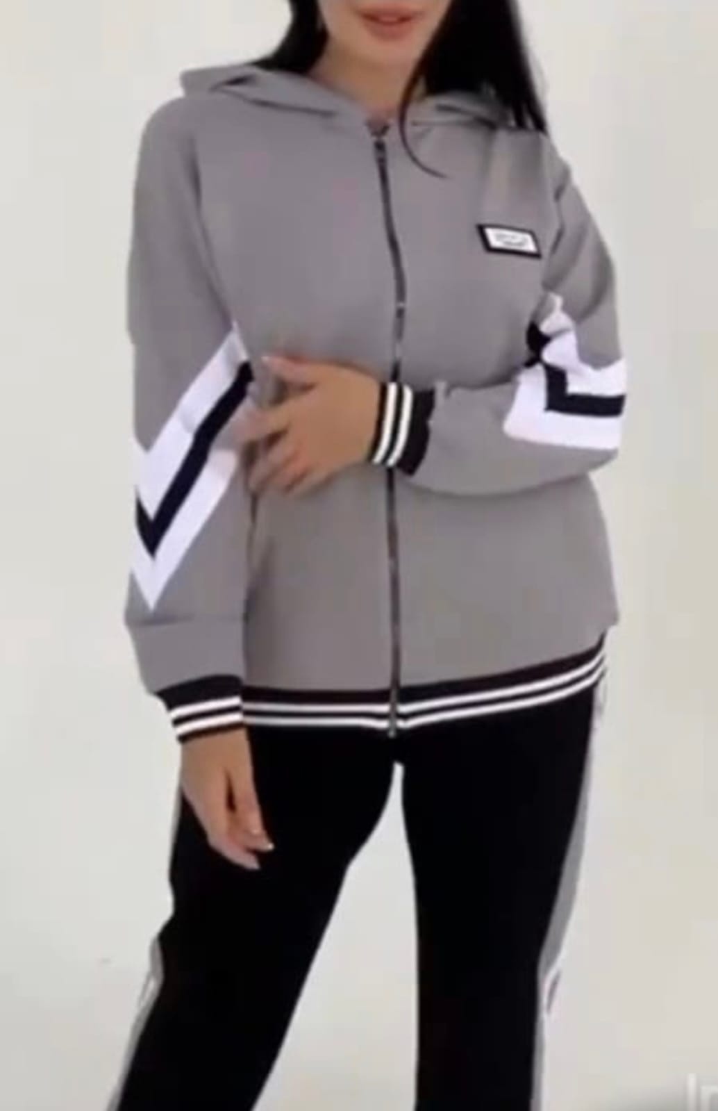 Спортивный костюм Kanykei Fashion черный, серый