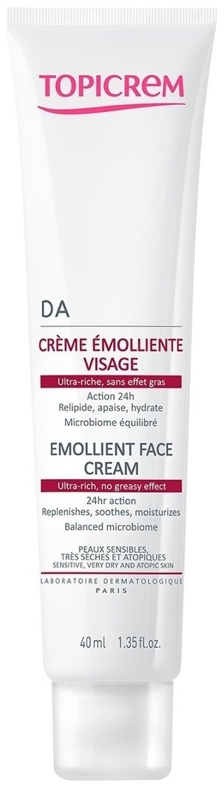 Купить TOPICREM крем DA Emollient Face Cream для лица 40 мл в кредит в ...