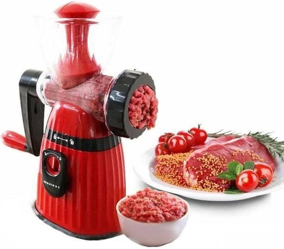 Мясорубка ручная Meileyi MLY-663, пластик пищевой