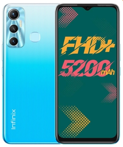 Смартфон Infinix HOT 11 4 ГБ/64 ГБ голубой