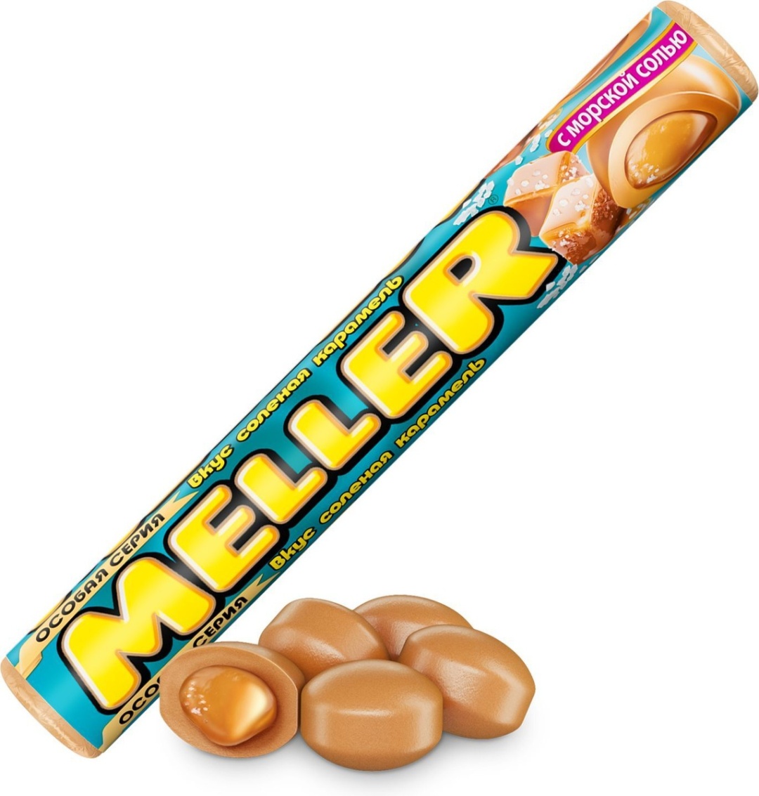 Конфеты ирис MELLER с морской солью 38 г