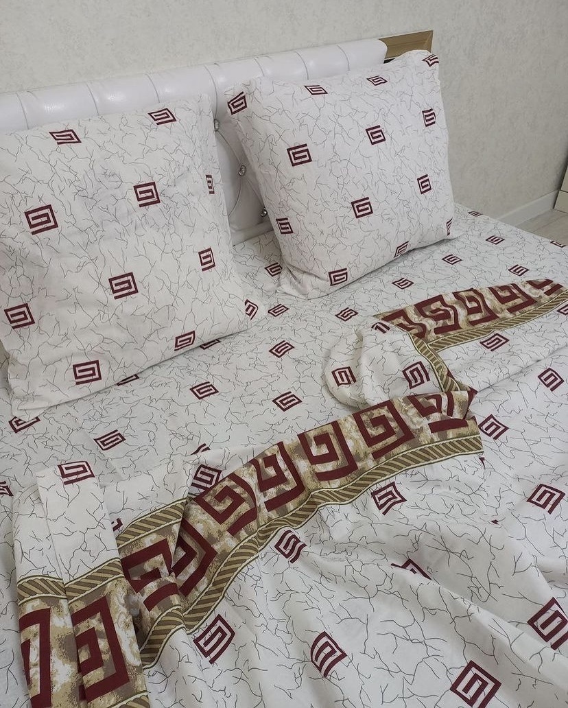 Комплект Туркменский текстиль Infinity 2-спальный хлопок, 2 наволочки: 65x65 см