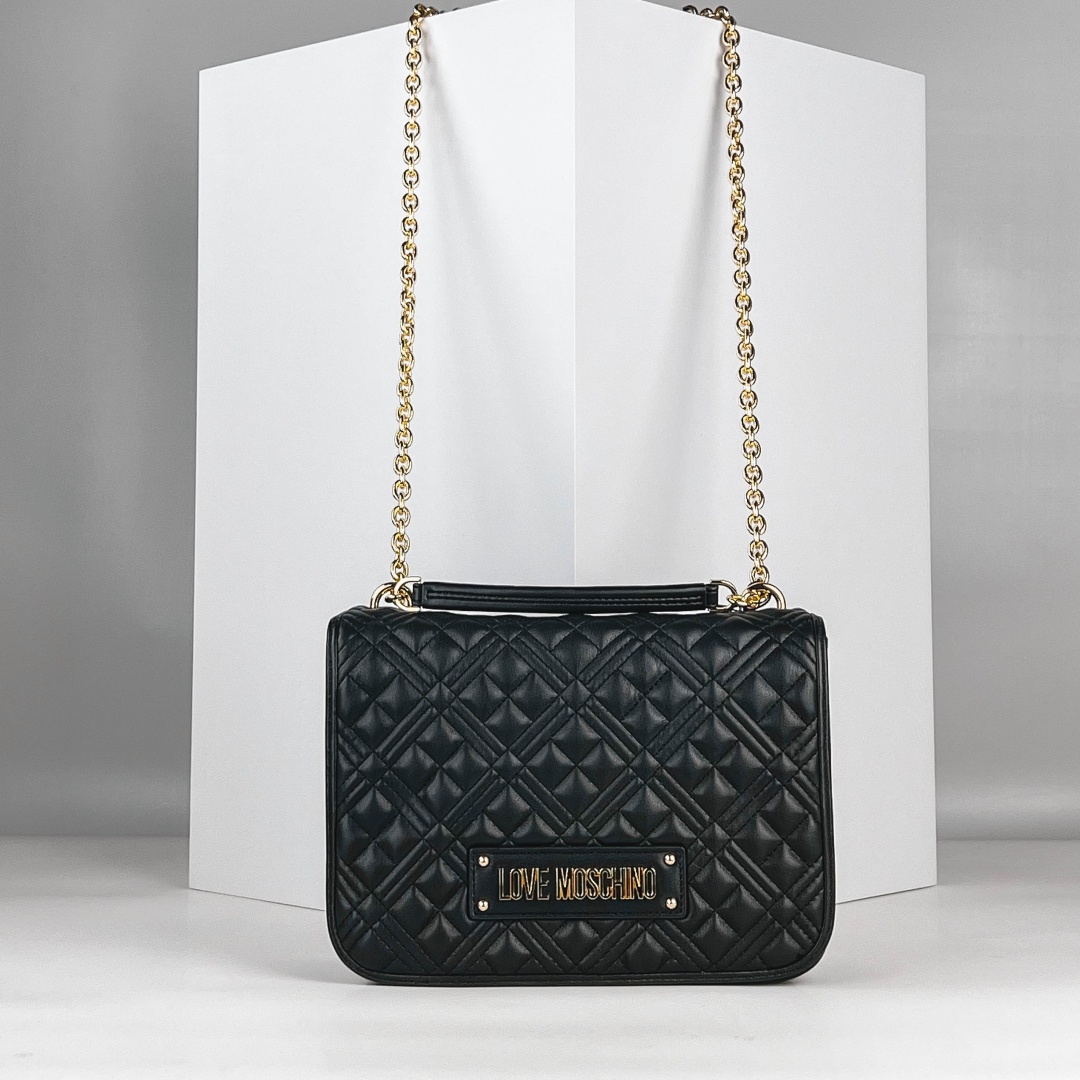 Сумка кросс-боди Love Moschino полиуретан черный