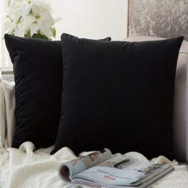 Подушка декоративная IL NUR House 40x40 см, Softblack INHBlack