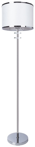 Напольная лампа Arte Lamp FURORE A3990PN-1CC E27, 60 Вт, металл, ткань