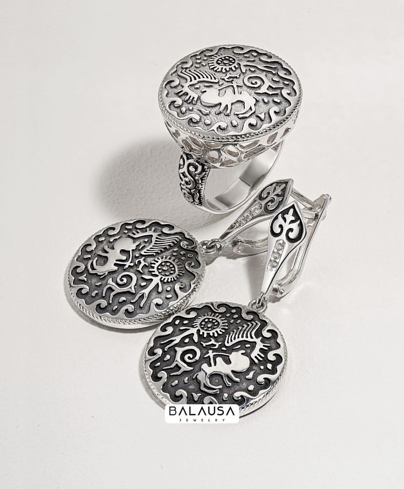 Balausa Jewelry Zh060 вес 17 г серебро, без вставок