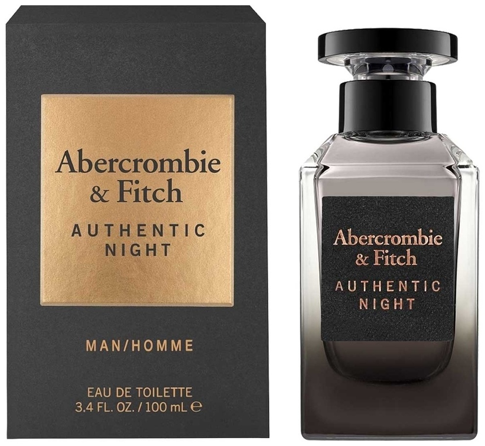 Abercrombie and Fitch Authentic Night туалетная вода EDT 100 мл, для мужчин