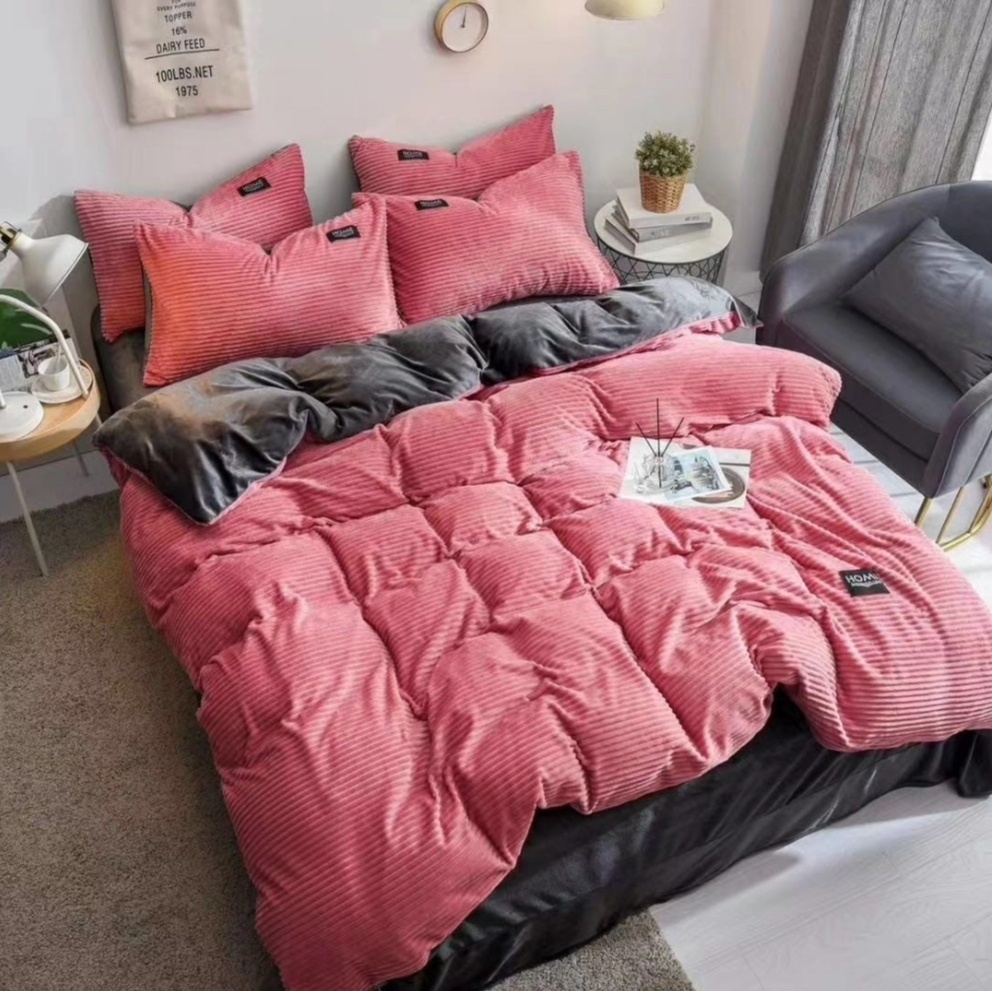 Купить Комплект 2-спальный 634129, наволочки: 50x70 см, велюр в Алматы ...