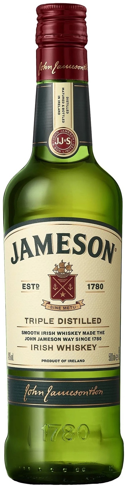 Виски Jameson купажированный 40% 0.5 л