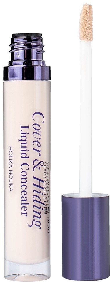 Holika Holika Cover & Hiding Liquid Concealer консилер 01 светло-бежевый